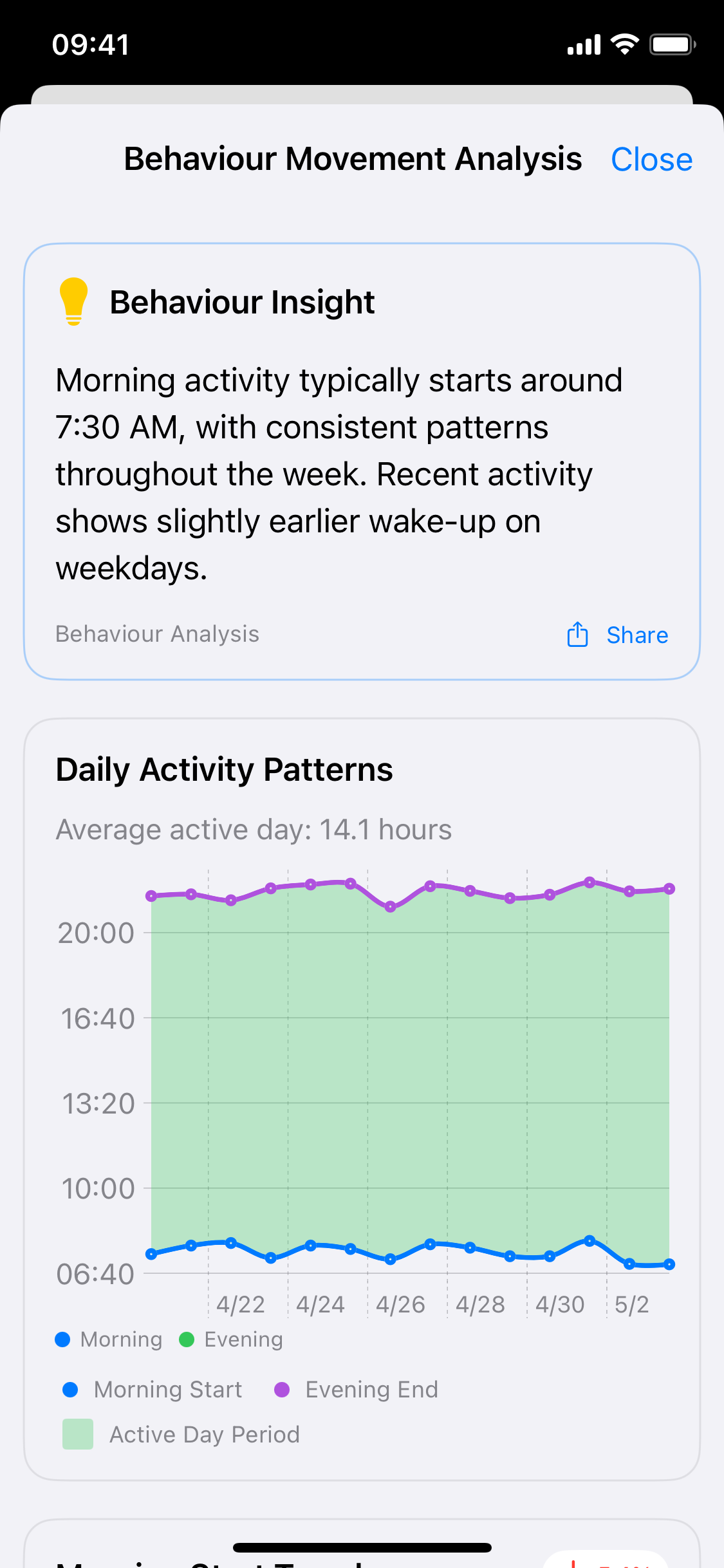 iOS App Screen 3